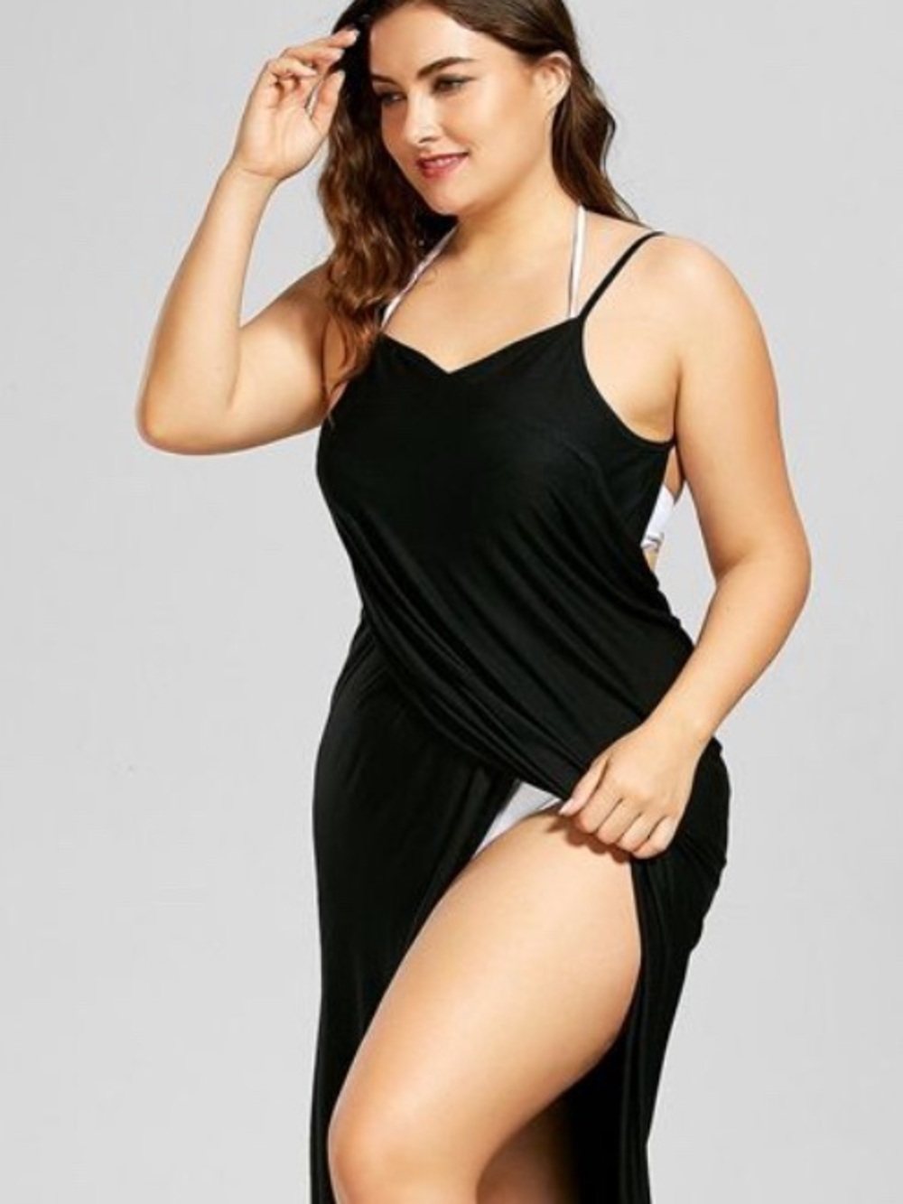 Victoria's Secret Black Convertible Swim Cover-Up Dress